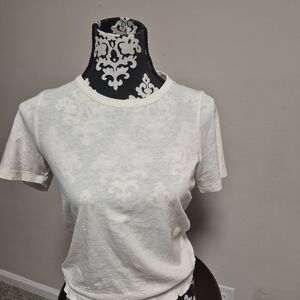 Madewell Off-White Short Sleeve Tee